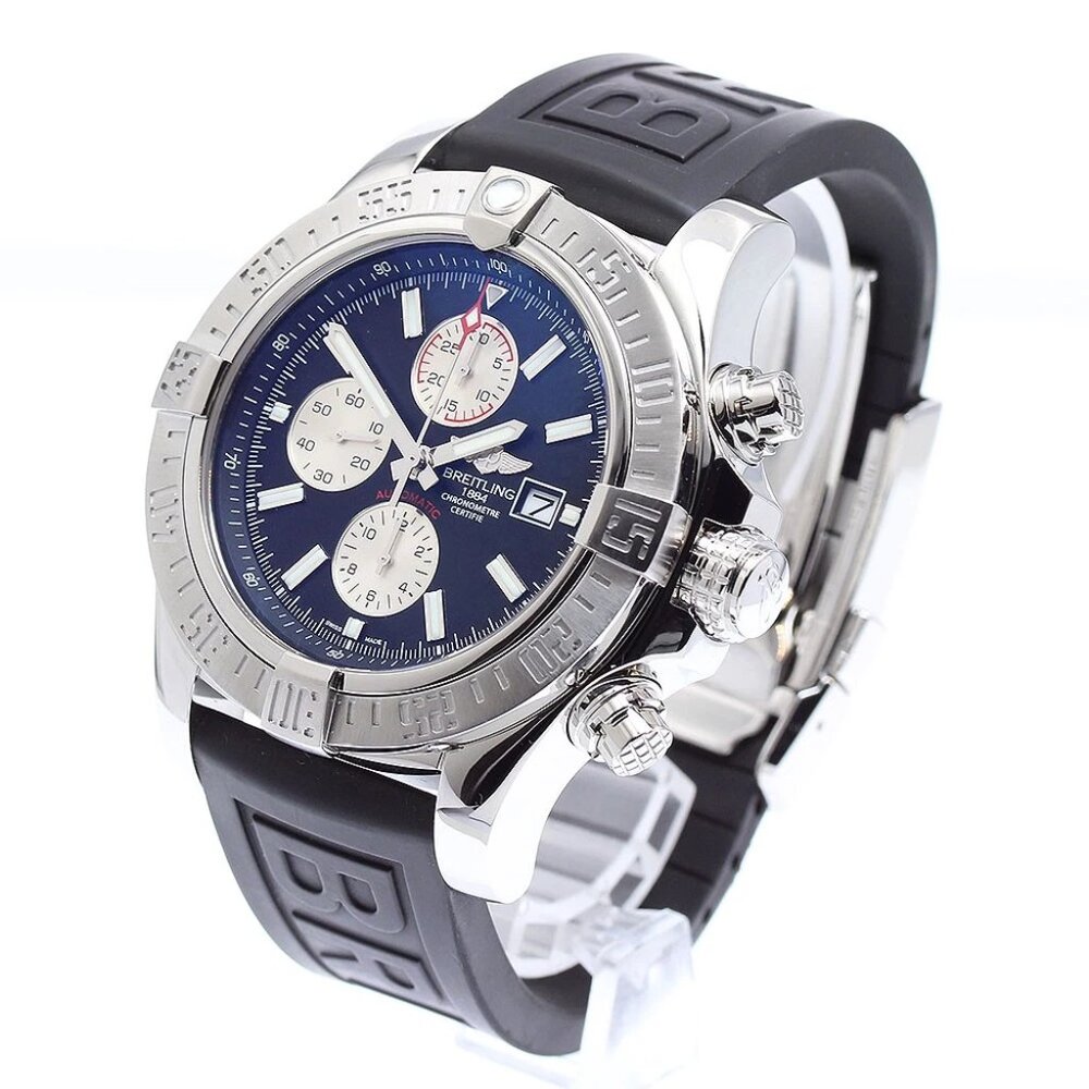 BREITLING Super Avenger II A13371 Date Chronograph Automatic Men's Watch_893499